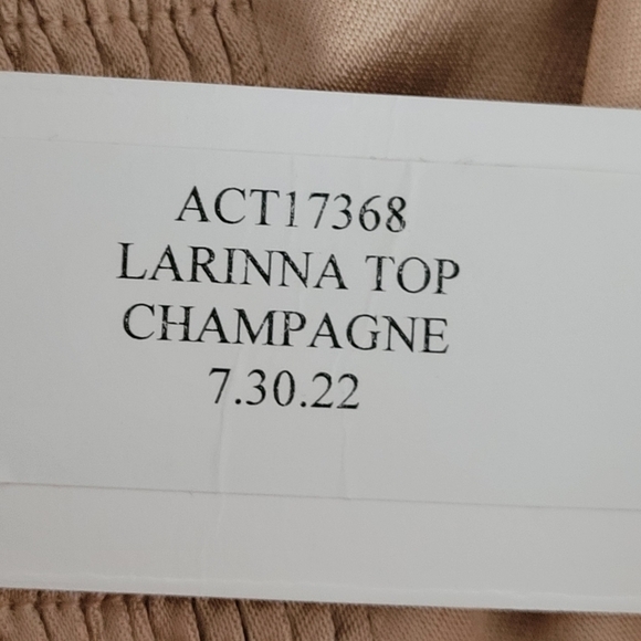 Astr the Label Larinna Bustier Crop Top Small Sweetheart Neck Sleeveless Beige - Picture 10 of 11